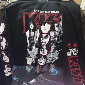 KISS END OF THE ROAD World Tour zipper jacket MEDIUM